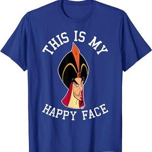 Disney This Is My Happy Face Jaffar Blue T-shirt
